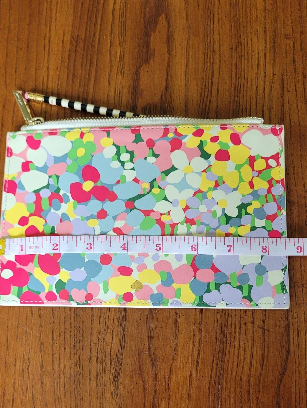 Kate Spade New York Floral Zippered Pencil Pouch Pencil Case Set With Ruler